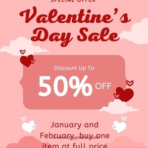 Valentine's day sale
